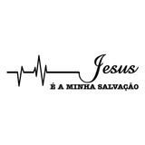 Adesivo Cristão Evangélico Jesus É A Minha Salvação