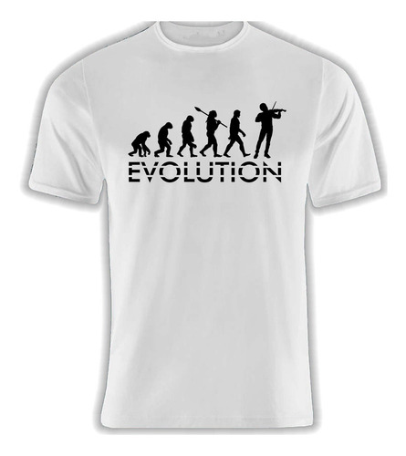 Camiseta Evolution Violinista Violino