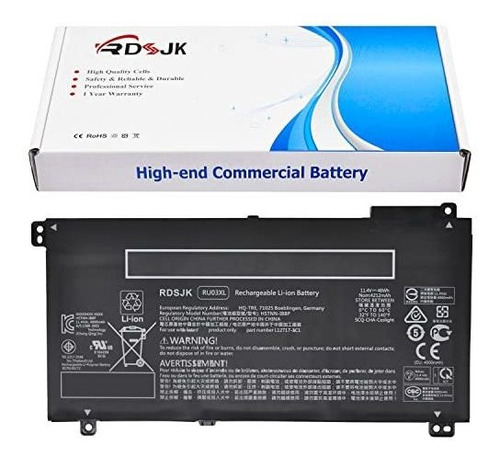 Bateria Ru03xl Para Hp Probook X360 11 G3 G4 G5 G6 440 G1 Se