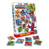 Juego Memoria Superheroes Marvel Adventures Memo 48pzs Tapim