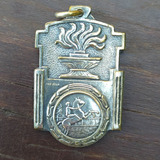 Belíssima Medalha De Hipismo (salto Com Cavalos) Em Metal