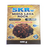 Mídia Biológica Natural Skrw Lava Rock 400g C/ Bolsa 