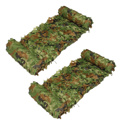 2 Red Camuflaje Paintball Airsoft 3x2mt Malla Camuflaje Caza