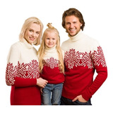 Suéteres De Navidad De La Familia Padre-niño Tops De Punto
