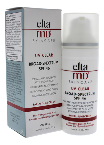 Protector Solar Facial Uv Clear Spf 46 De Eltamd Unisex 17