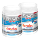 Pastillas Triple Accion Clorotec Chicas 50g 2 X 1kg 