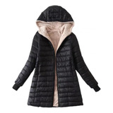 Parka Térmica De Invierno Para Mujer Con Capucha Gruesa