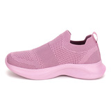 Tenis Casual Licra Calcetin Rosa Dama Charly Tres Reyes