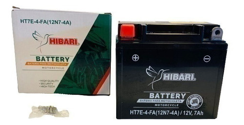 Bateria Hibari Ht7e-4-fa (12n7-4a) Akt Ak 125 Evo