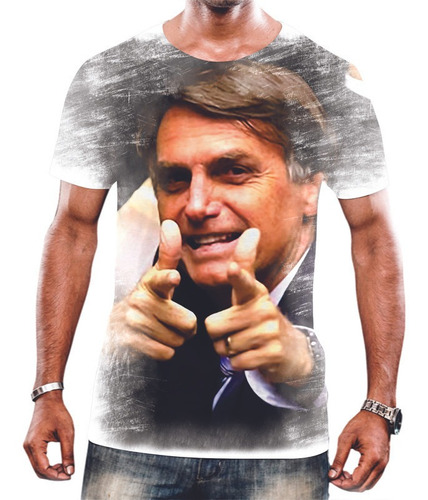 Camiseta Unissex Envio Rápido Bolsonaro Presidente Mito 2