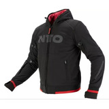 Campera Ninetoone Armor Evo Softshell Negra Moto 