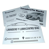 300 Alfombras Lavadero Autos Papel Blanco Personalizadas