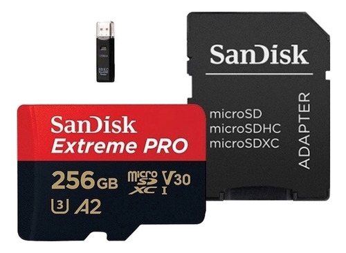 Memoria Micro Sd Sandisk Extreme Pro 256 Gb 4k Ultra Hd