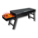 Parrillera Para Asado Plegable Portatil Power Xl  60x22x33