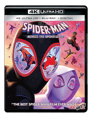 Spiderman Across Spider-verse Pelicula 4k Ultra Hd + Blu-ray