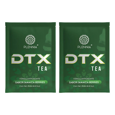 2 Te Dtx Desinflamatorio Desintoxicar Adelgazar Perder Peso | Envío gratis