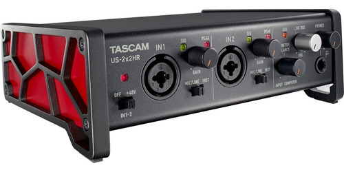 Interface De Áudio Tascam Us-2x2hr Midi Usb Alta Resolução 