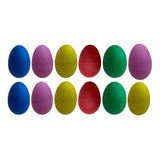 Ganza Ovinho Egg Shaker Musicalização Infantil Kidzzo 12 Uni