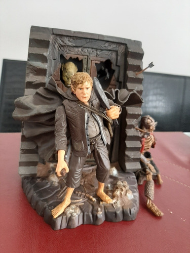 Sam Diorama Senhor Anéis Lord Rings Toybiz  Cenário Moria