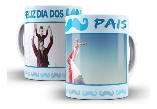 Caneca Cerâmica Feliz Dia Do Pais Presente Barato Foto 01011