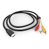 Eanetf Cable Hdmi A Rca, 1080p 5 Pies/4.9 Ft Hdmi Macho A 3-