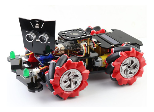 Kit De Robot Inteligente 4wd Con Ruedas Mecánicas Para Ardui