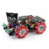 Kit De Robot Inteligente 4wd Con Ruedas Mecánicas Para Ardui