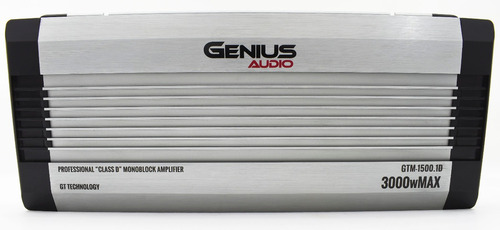 Amplificador Genius Gtm-1500.1d Monoblock Clase D