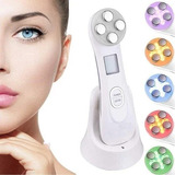 Massagem Facial Beleza Radiofrequência Estimulador Ems Leds