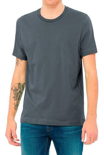 Remera Lisa Algodón Jersey Peinado Premium