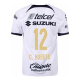 Jersey C. Huerta #12 Local, Versión Jugador Pumas, 2023-2024