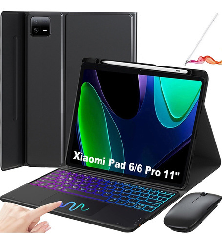 Capa De Mouse E Caneta Touchpad Para Xiaomi Pad 6/6 Pro 11