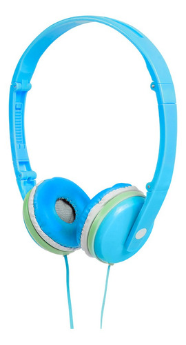 Audifono Para Niños Fun Stf On-ear Alambrico Plegable Color Azul