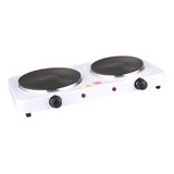 Estufa De Cocina Mini Placa Caliente Doble 2000w Blanco