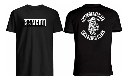 Camiseta Camisa Samcro Plus Size Sons Of Anarchy Top Net Tv