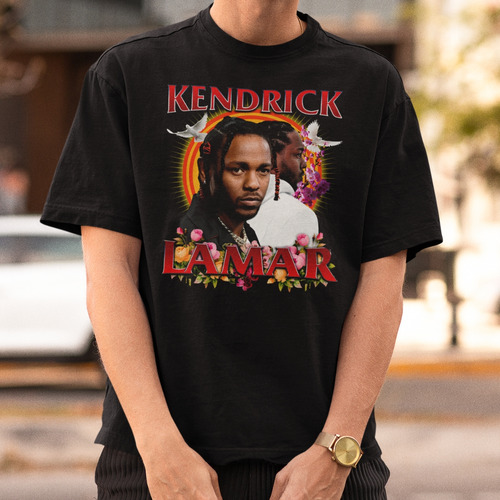 Camisa Básica Kendrick Damn Lamar Pride Rapper Album Humble
