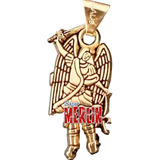 San Miguel Arcángel - Talismán De Protección En Chapa De Oro