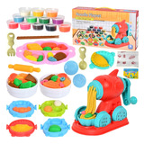 Juego De Cocina Infantil De 38 Piezas Con Máquina Para Hacer