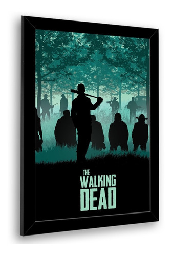 Quadro Decorativo The Walking Dead Negan 23x33cm