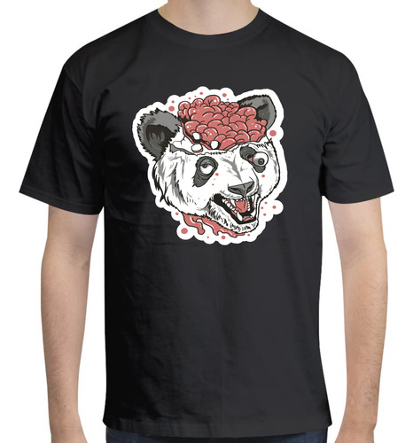 Playera De Oso Panda Zombie - Halloween - Panda - Moda