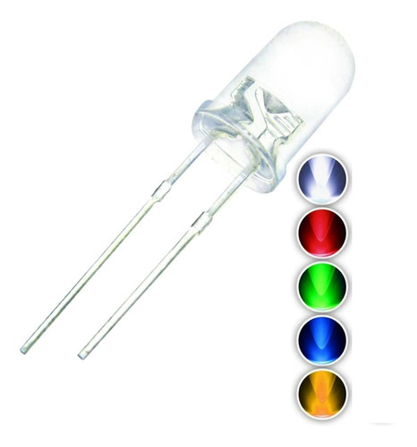 Paquete Led (diodo Emisor De Luz) 100pzs Ultra Brillante 5mm