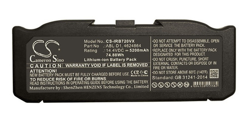 Batería Para Roomba I3, I4, I7 Abl-d1  Alta Cap.   5.200 Mah