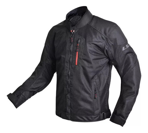 Campera Moto Cordura Hombre Ls2 Alba Verano Protecciones 