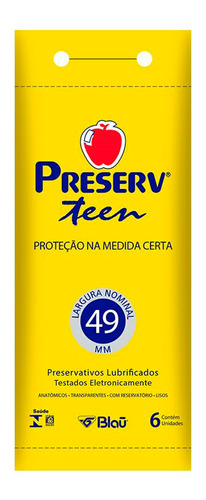 Preservativo Preserv Teen 6 Unidades