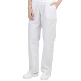 Pantalon Blanco Polleria C/bolsillos Unisex