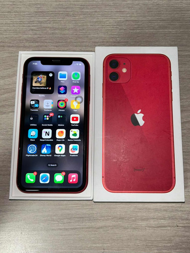 iPhone 11 128gb Rojo. Perfecto Estado. Obsequios