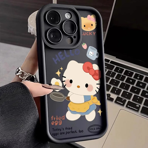 Preciosa Funda Sanrio Hello Kitty Pachacco Para iPhone 15 14