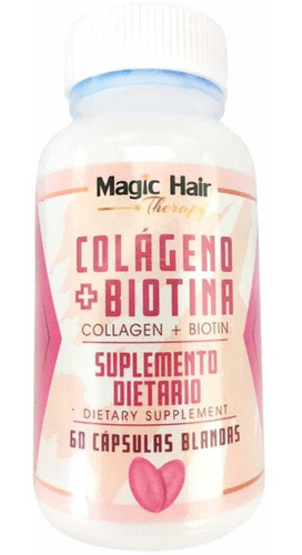 Magic Hair Cápsulas Biotina Colágeno Cabello Uñas