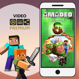 Video Invitación Animada Minecraft (con Foto) Premium