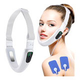Heated Ems Microcurrent Beauty Device V Face Slimming